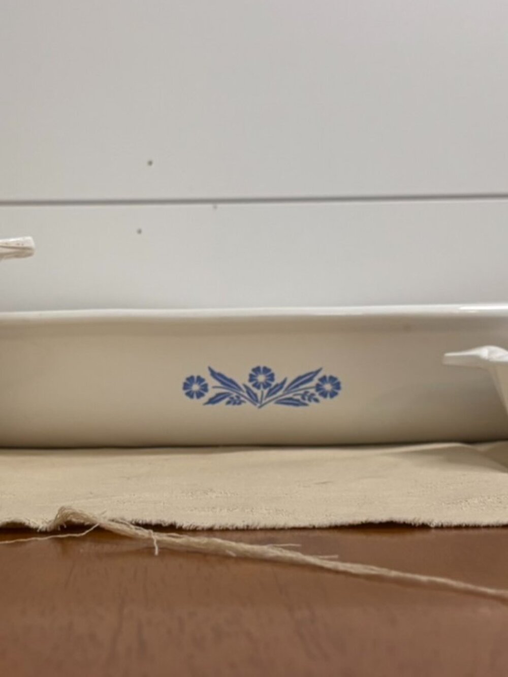 VTG Corning Ware Cornflower Blue Casserole Dish Roaster & Grab-It Lot - Picture 3 of 12